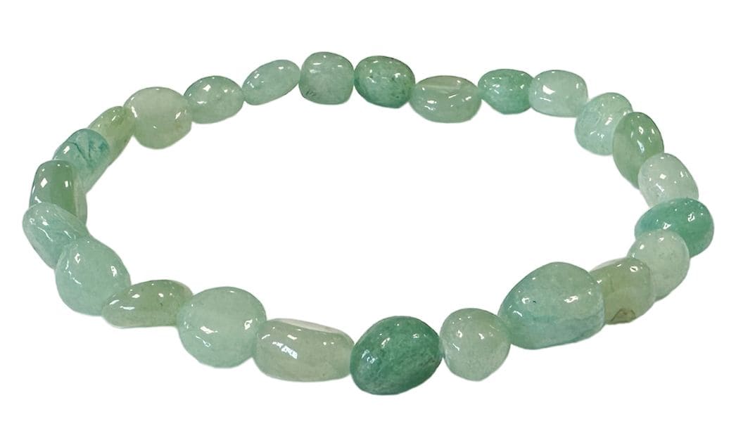 Bracelet Aventurine Verte pierres roulées chez Arabesk