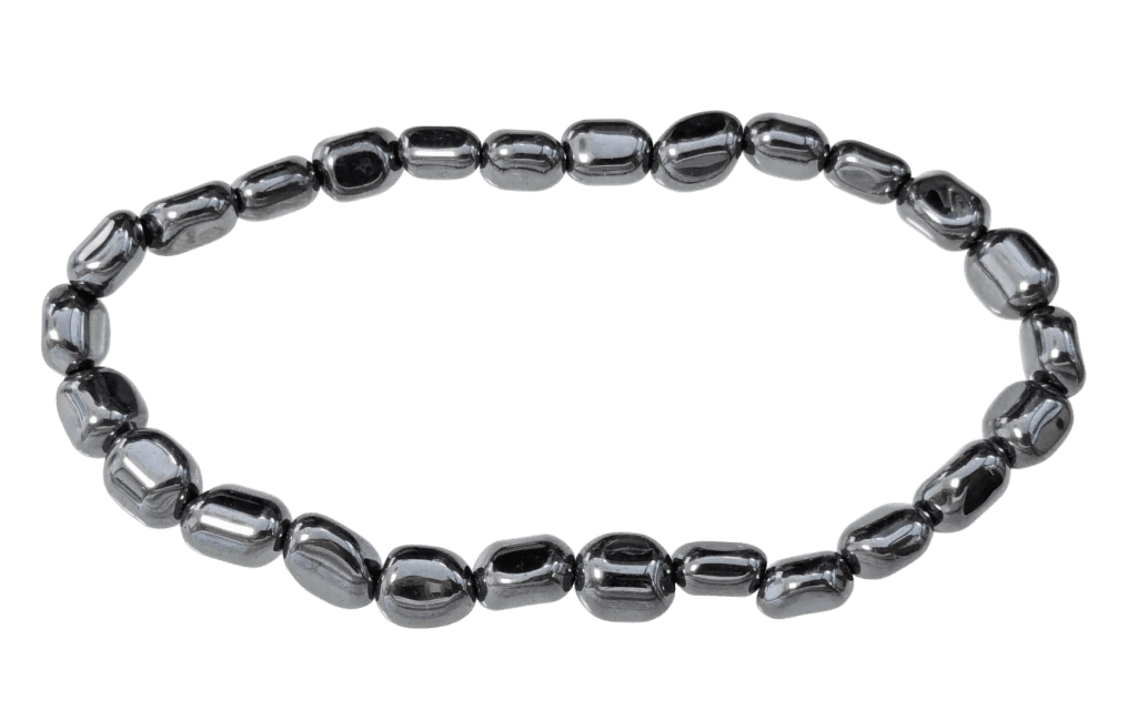 Bracelet Hématite pierres roulées chez Arabesk