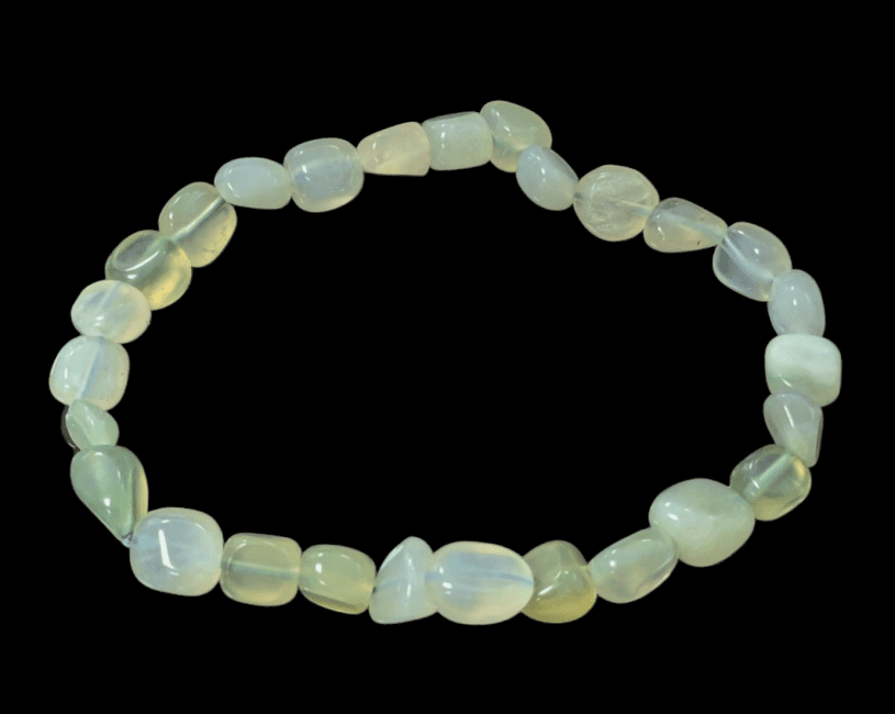 Bracelet Jade de Chine A pierres roulées chez Arabesk