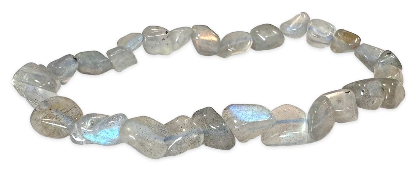 Bracelet pierres roulées Labradorite AA 5-8mm chez Arabesk|cz