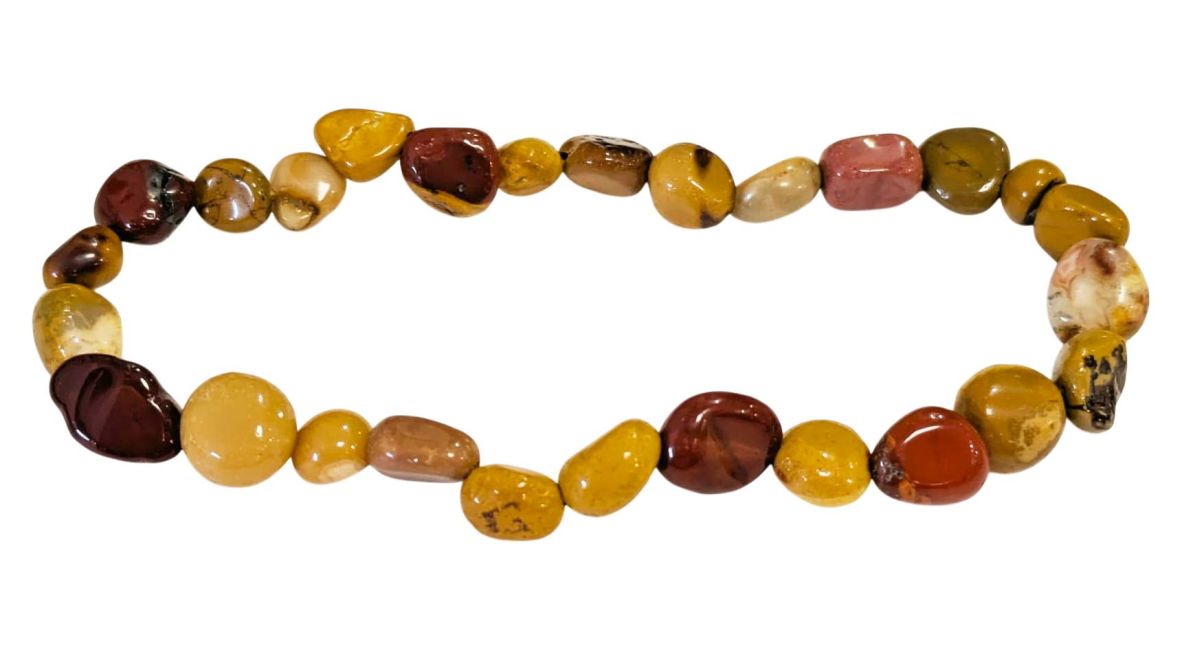 Bracelet Jaspe Mokaite A pierres roulées chez Arabesk