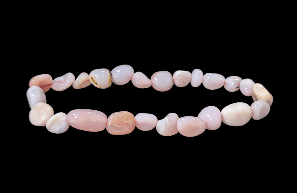 Bracelet Opale Rose A pierres roulées chez Arabesk