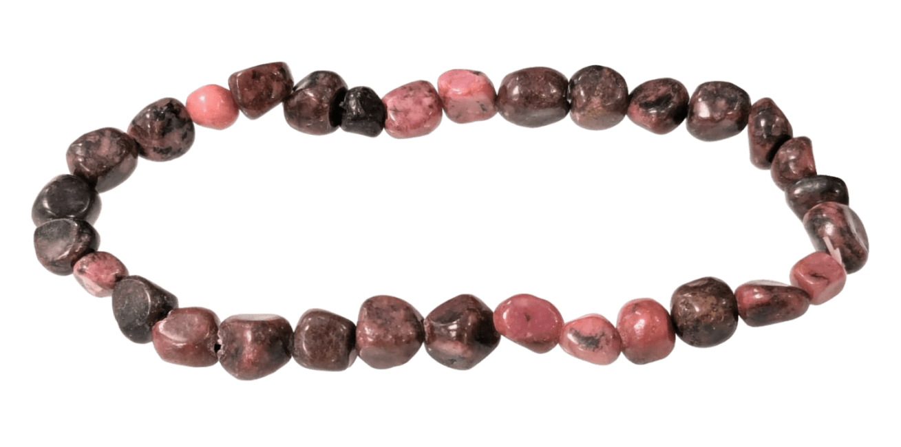 Bracelet Rhodonite A pierres roulées chez Arabesk