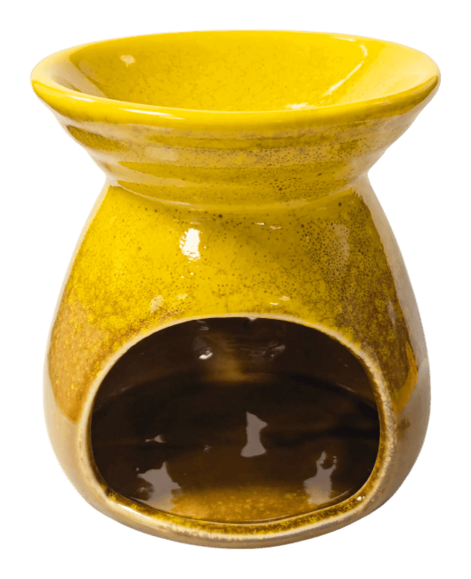 Brûleur Huile en Céramique Dégradé Jaune 8.5cm chez Arabesk|cz