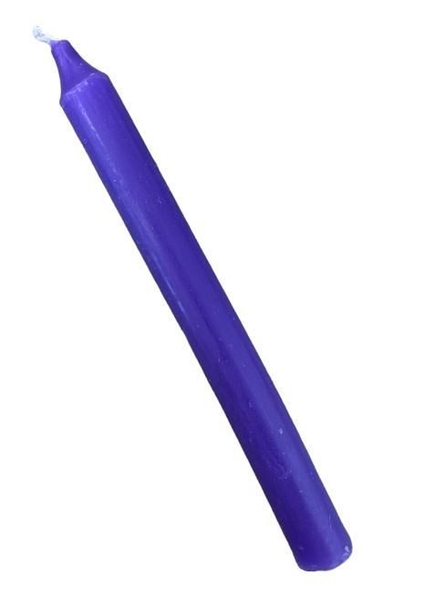Bougies Goloka Teintées Masse Mauve 13cm chez Arabesk