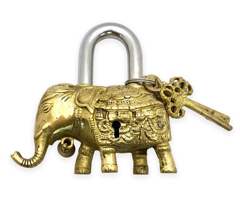 Cadenas  en laiton - Éléphant chez Arabesk