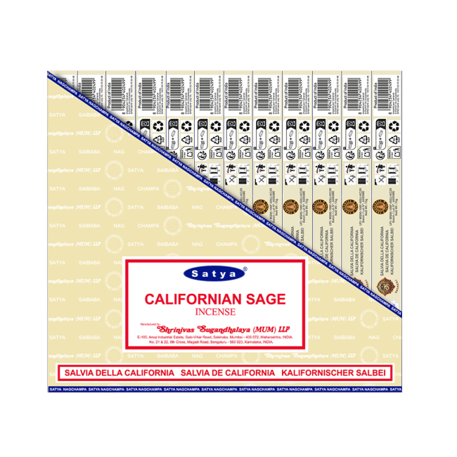 Encens Satya Californian White Sage 15g chez Arabesk|cz