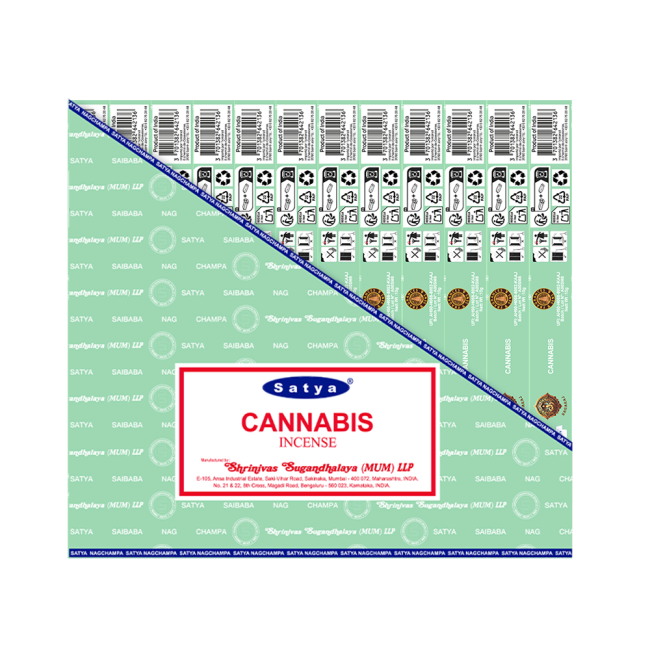 Encens Satya Cannabis Masala 15g chez Arabesk|cz