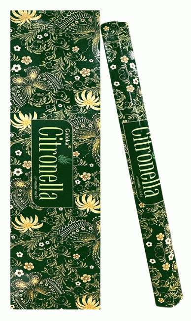 Encens Goloka Citronnelle Garden XXL 40cm chez Arabesk