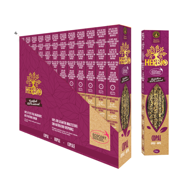Encens Smudge Ecocert Herbio Copal 20g chez Arabesk|cz