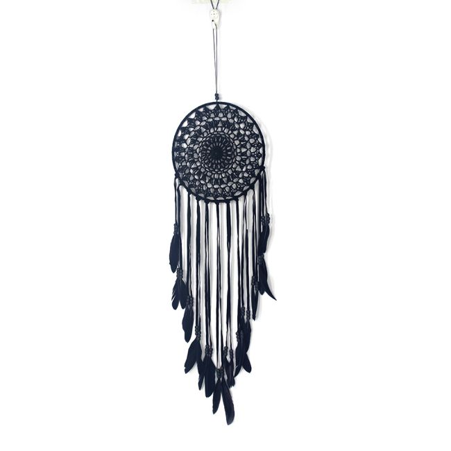 Dreamcatcher Noir diameter: 20cm chez Arabesk