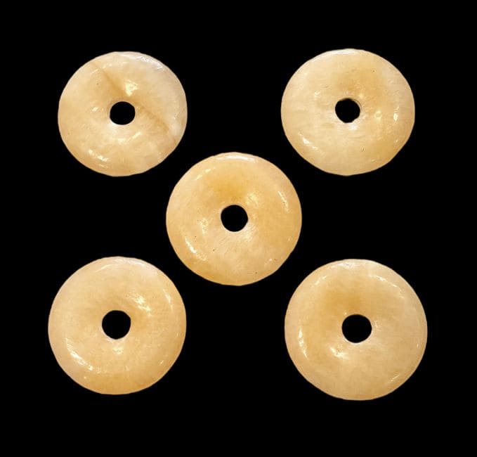 Donut Calcite Orange A 3cm x5 chez Arabesk|cz