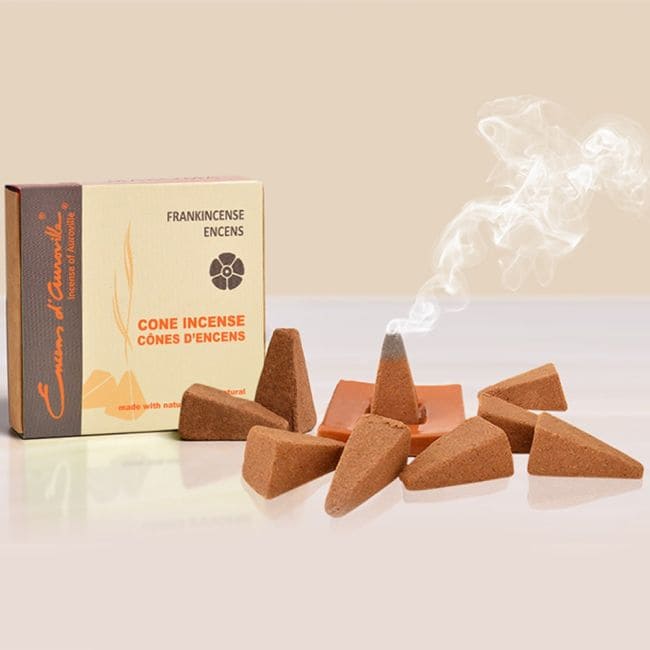 Encens d'Auroville Frankincense 5x10 Cônes chez Arabesk|cz