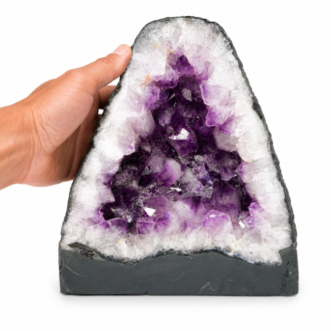 Géode améthyste Brésil A sur socle 9.3 kg chez Arabesk|cz