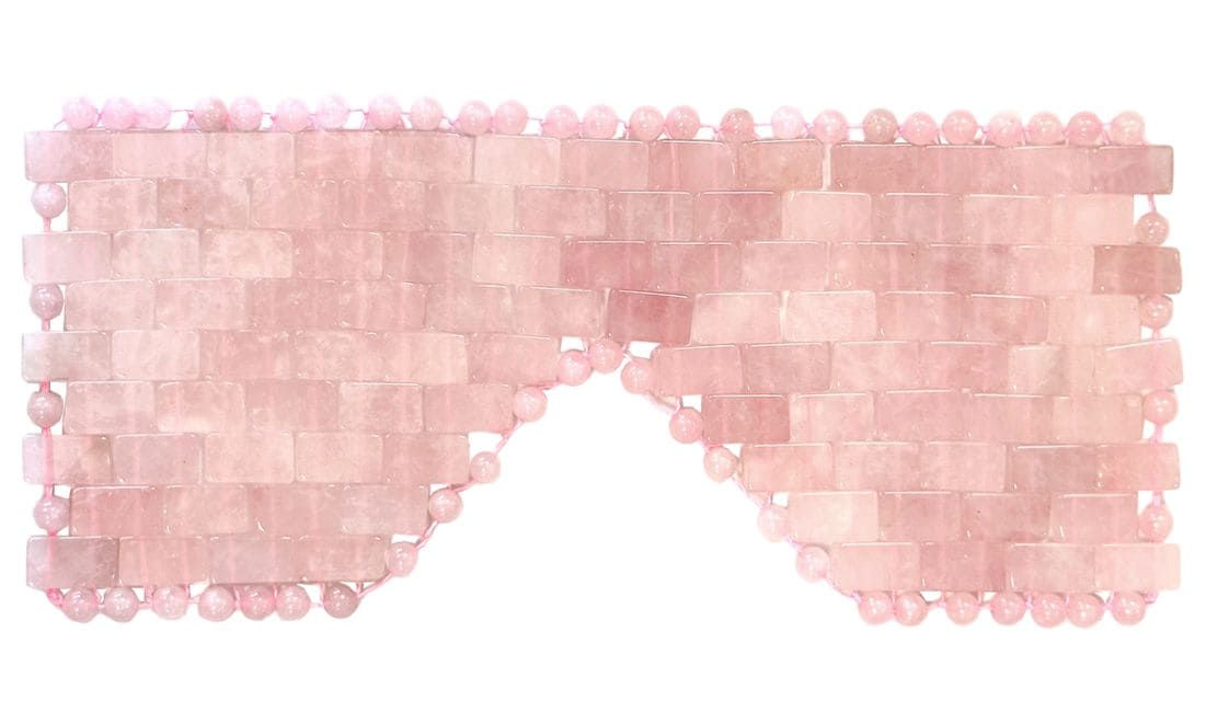 Masque pour les Yeux en Quartz Rose du Brésil A chez Arabesk