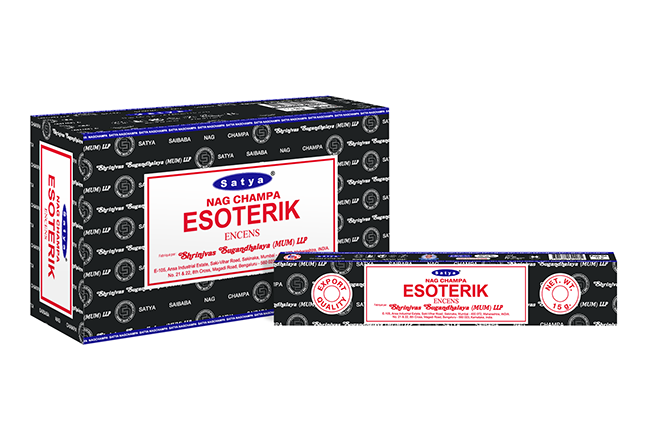 Encens Satya Esoterik 15g chez Arabesk