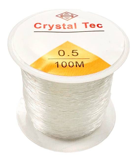 Fil élastique rond en cristal 0.5mm 100m chez Arabesk