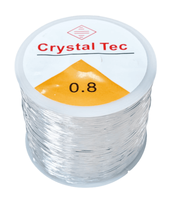 Fil élastique rond en cristal 0.80mm 100m chez Arabesk