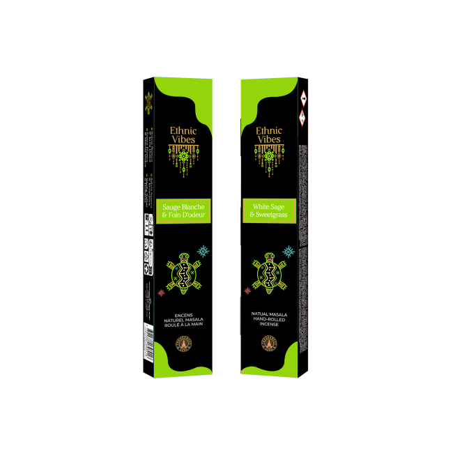 Encens Fragrances & Sens Ethnic Vibes Sauge Blanche & Foin d’Odeur 15g chez Arabesk|cz