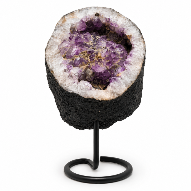Géode améthyste Brésil A sur socle 8.4 kg chez Arabesk
