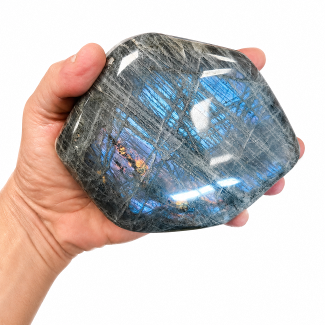 Bloc de Labradorite poli  1.080 kg chez Arabesk