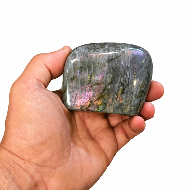 Bloc de Labradorite poli  0.340kg chez Arabesk