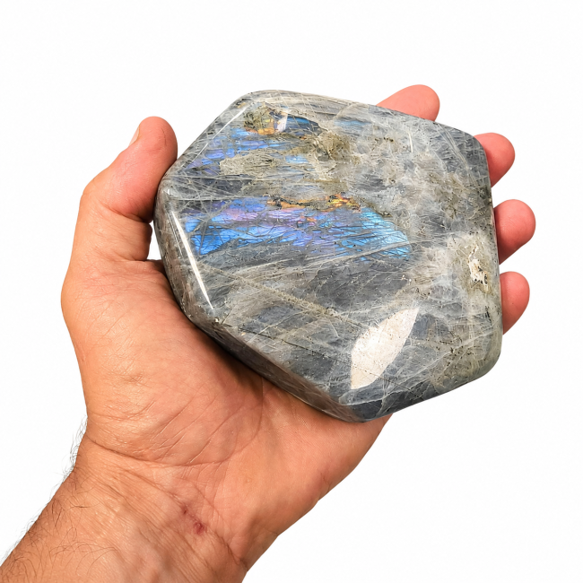 Bloc de Labradorite poli  0.770kg chez Arabesk