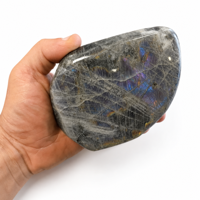 Bloc de Labradorite poli  0.930 kg chez Arabesk