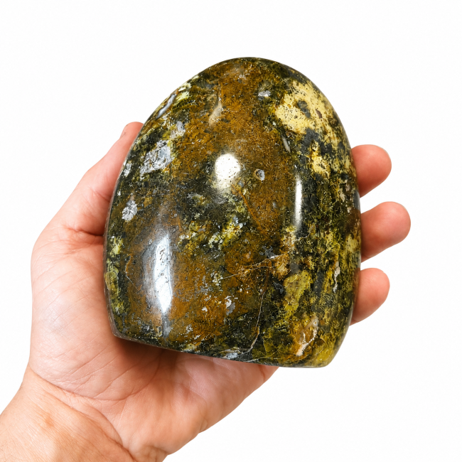 Bloc opale verte polie 1.100kg chez Arabesk