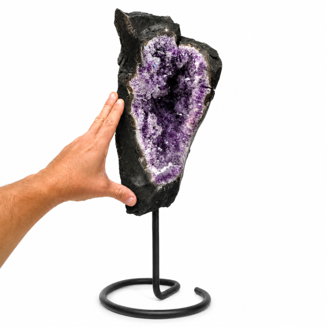 Géode améthyste Brésil A sur socle 8.9 kg chez Arabesk|cz