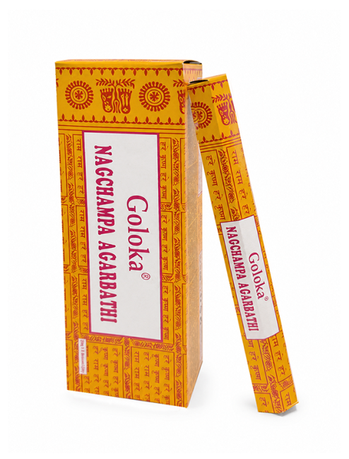 Encens Goloka Nag Champa Masala Hexa 20g chez Arabesk