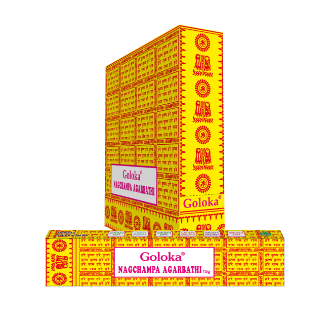 Encens Goloka Nag Champa Masala 15g chez Arabesk