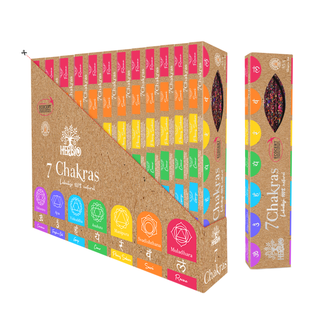 Encens Smudge Ecocert Herbio 7 Chakras 20g chez Arabesk|cz