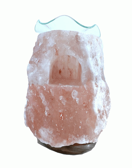 Lampe de Sel Brute Brûle Parfum 4 Kg chez Arabesk