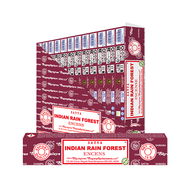 Encens Satya Indian Rain Forest Masala 15g chez Arabesk