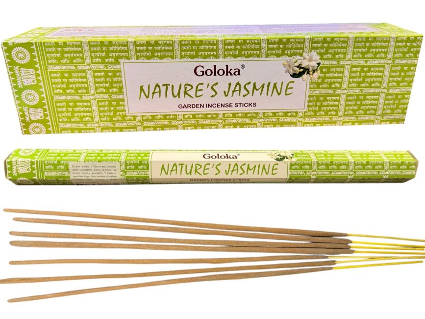 Encens Goloka Jasmin Garden 40cm chez Arabesk