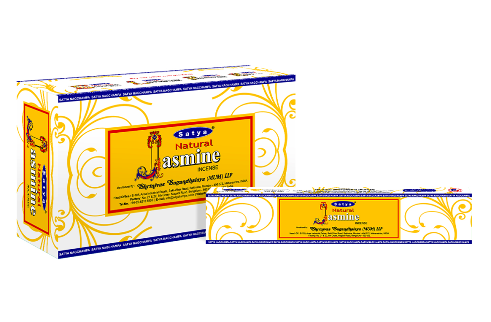 Encens Satya Natural Jasmin 15g chez Arabesk