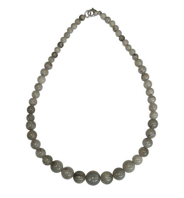 Collier Chute Labradorite AB Perles 4-12mm 50cm chez Arabesk|cz