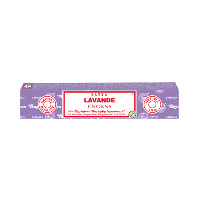 Encens Satya Lavande Masala 15g chez Arabesk|cz