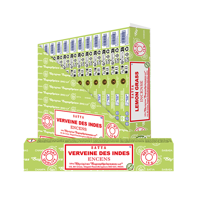 Encens Satya Lemon Grass Masala 15g chez Arabesk