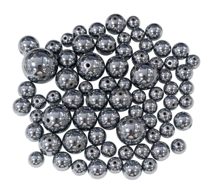 Paquet de Perles Rondes en Terahertz 6mm à 14mm chez Arabesk