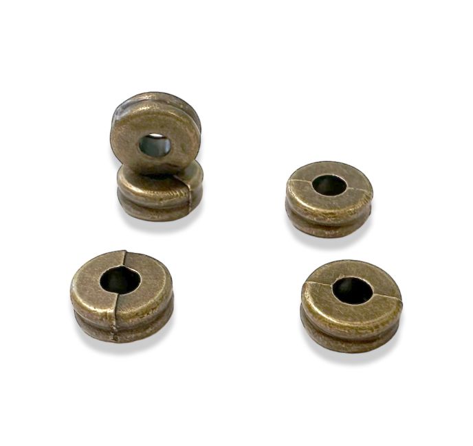 Perles charm's Intercalaire Rondelle Couleur Bronze 6mm x50 chez Arabesk