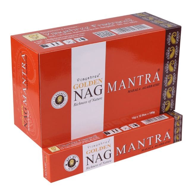 Encens Vijayshree Golden Nag Mantra 15g chez Arabesk