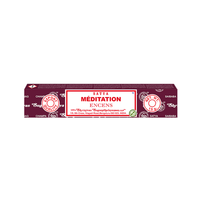 Encens Satya Meditation Masala 15g chez Arabesk|cz