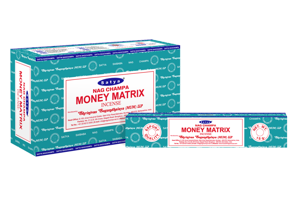Encens Satya Money Matrix 15g chez Arabesk