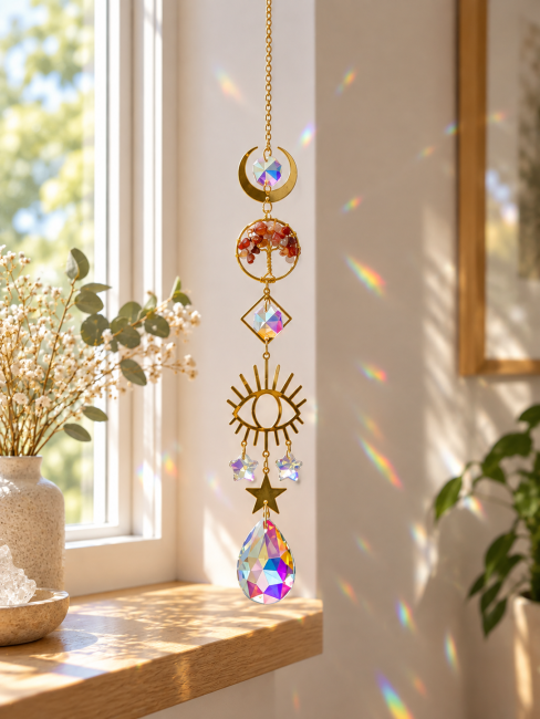 Attrape-soleil Arbre de Vie en Cornaline chez Arabesk|cz