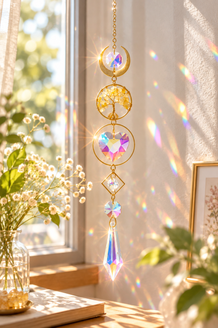 Attrape-soleil Arbre de Vie en Citrine chez Arabesk|cz
