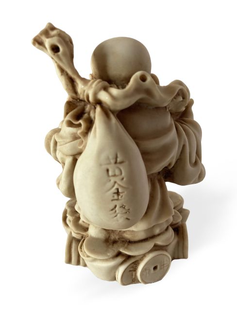 Bouddha du Bonheur en résine 12cm chez Arabesk|cz