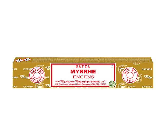 Encens Satya Myrrh Masala 15g chez Arabesk|cz