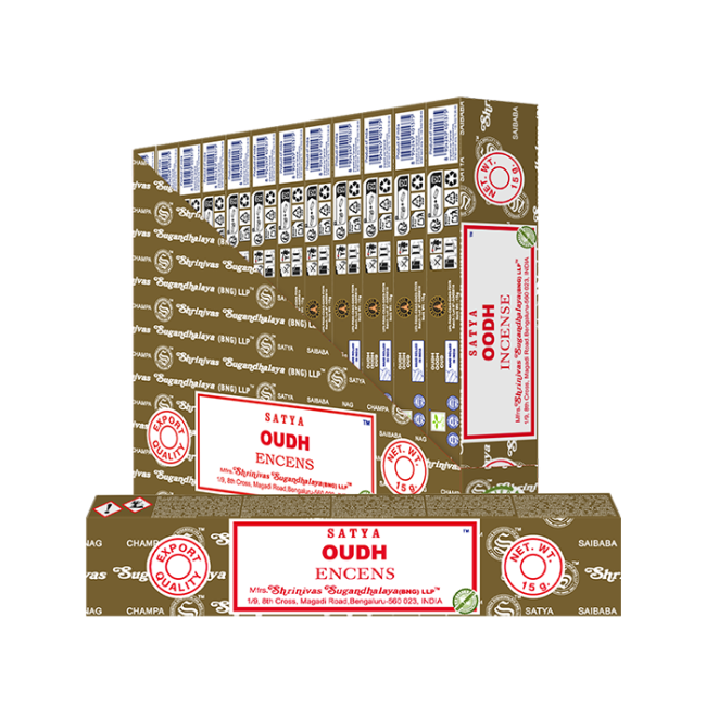 Encens Satya Oudh Masala 15g chez Arabesk